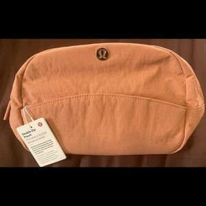 NWT Lululemon Double Zip Pouch